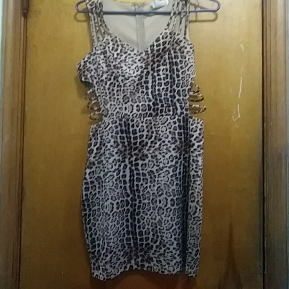 Cheetah print dress